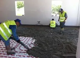 PREFABRİK VE HAFİF ÇELİK KONUTLARDA ZEMİN ŞAP UYGULAMASI