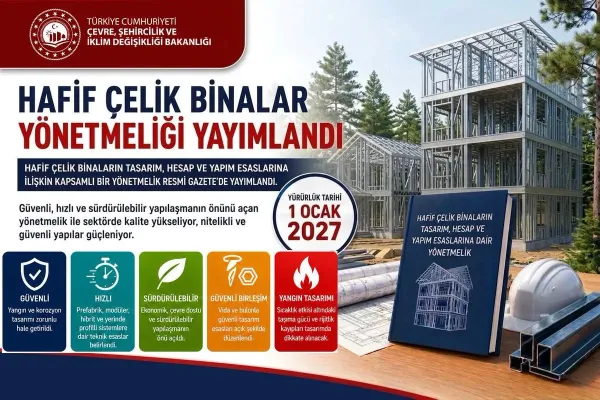 Hafif çelik yapılarda yeni dönem başlıyor. 🏗️