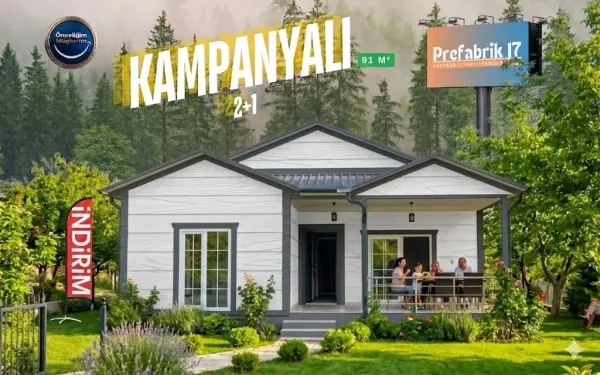 Çanakkale de Prefabrik Ev model ve Fiyatları
