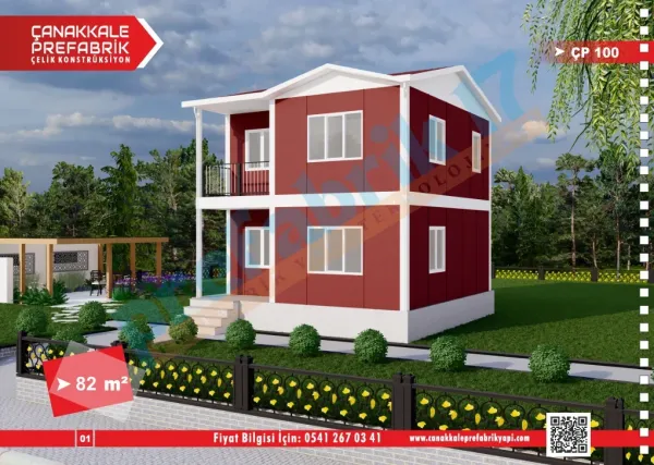Çanakkale Prefabrik Ev Modelleri ve Fiyatları