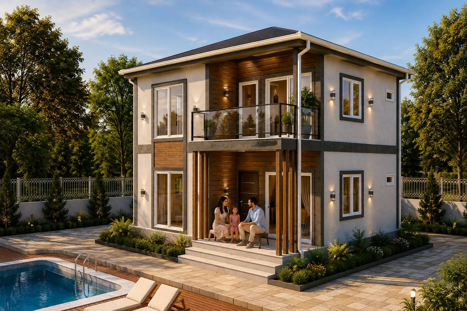 104 Metrekare Prefabrik & Hafif Çelik Villa | Yalıbaskı