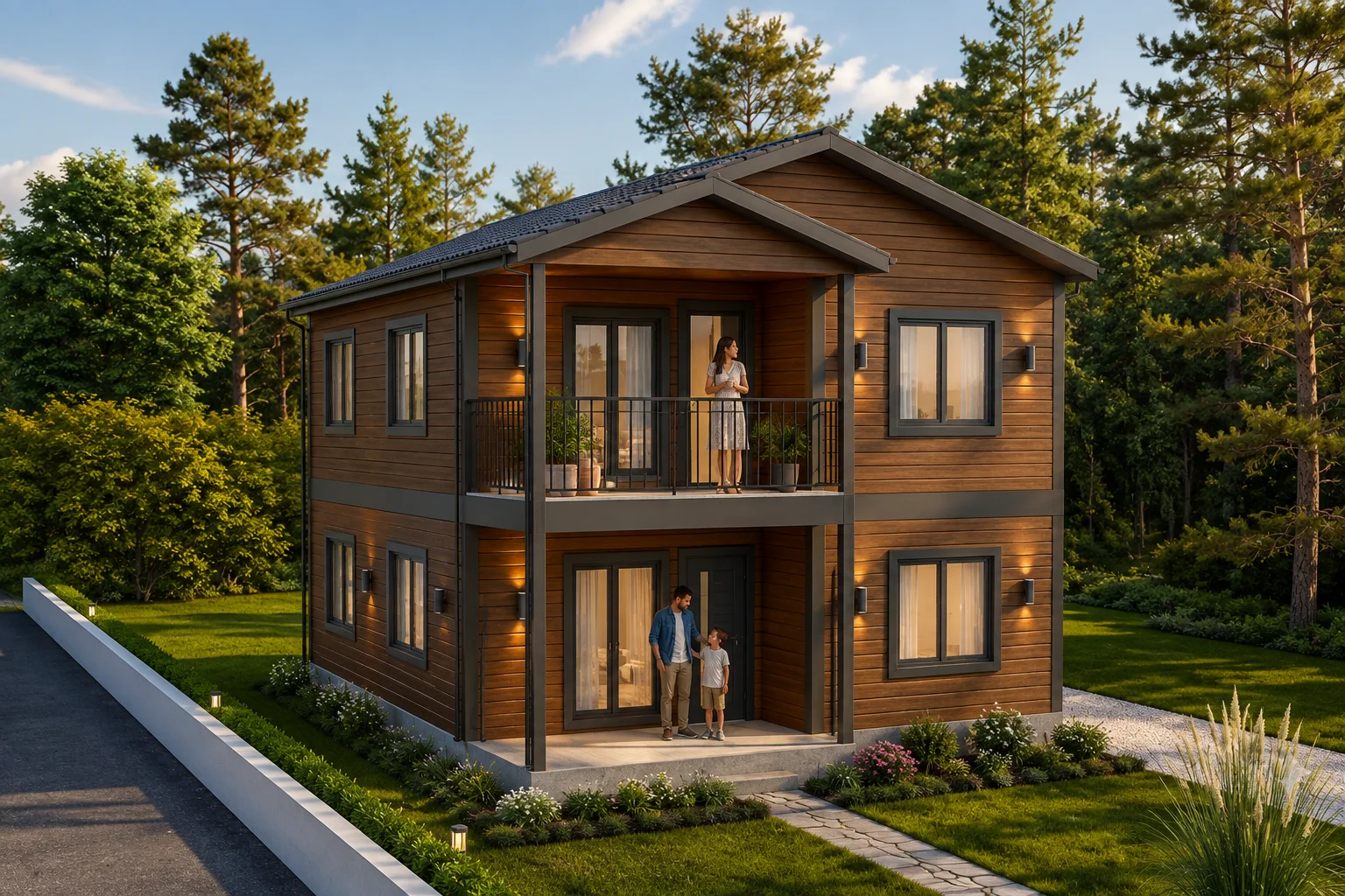 118 Metrekare Prefabrik & Hafif Çelik Villa | Yalıbaskı 