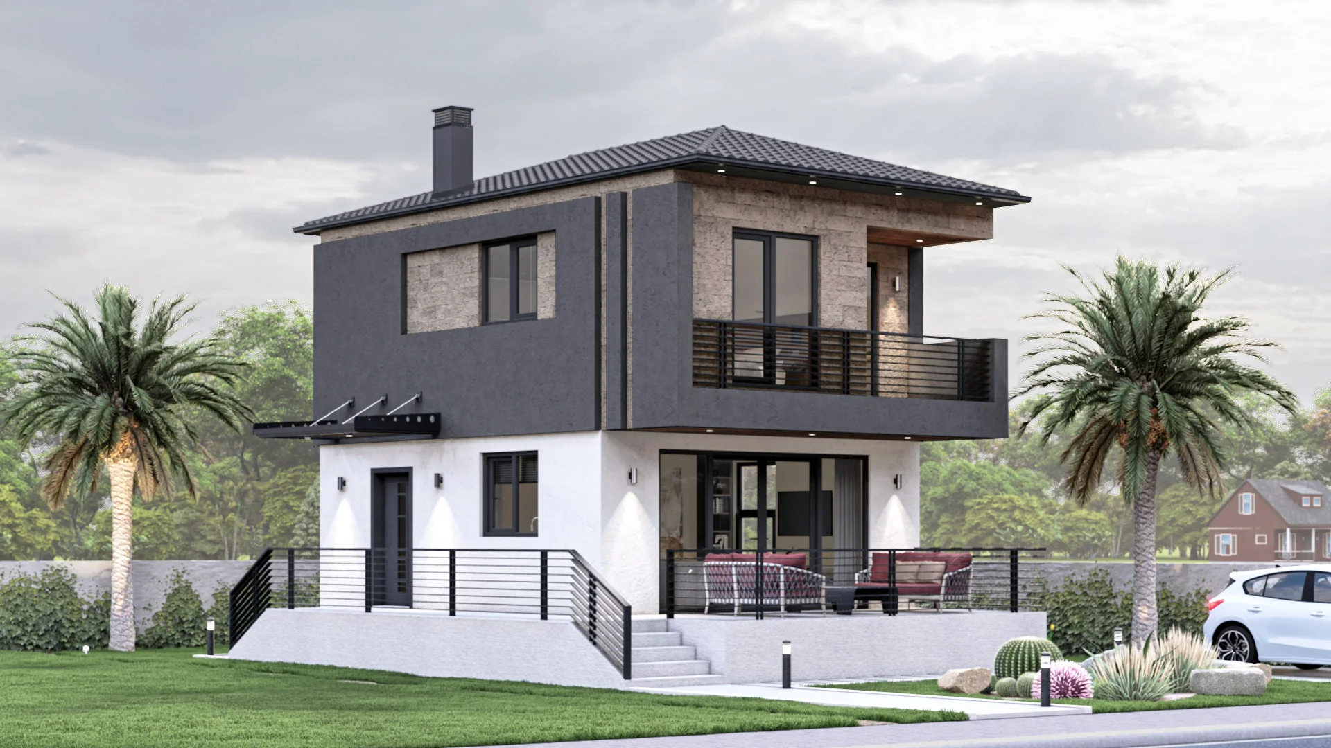 120 Metrekare Çelik Villa