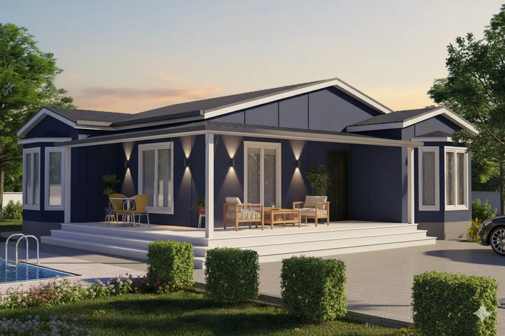 120 Metrekare Prefabrik Villa