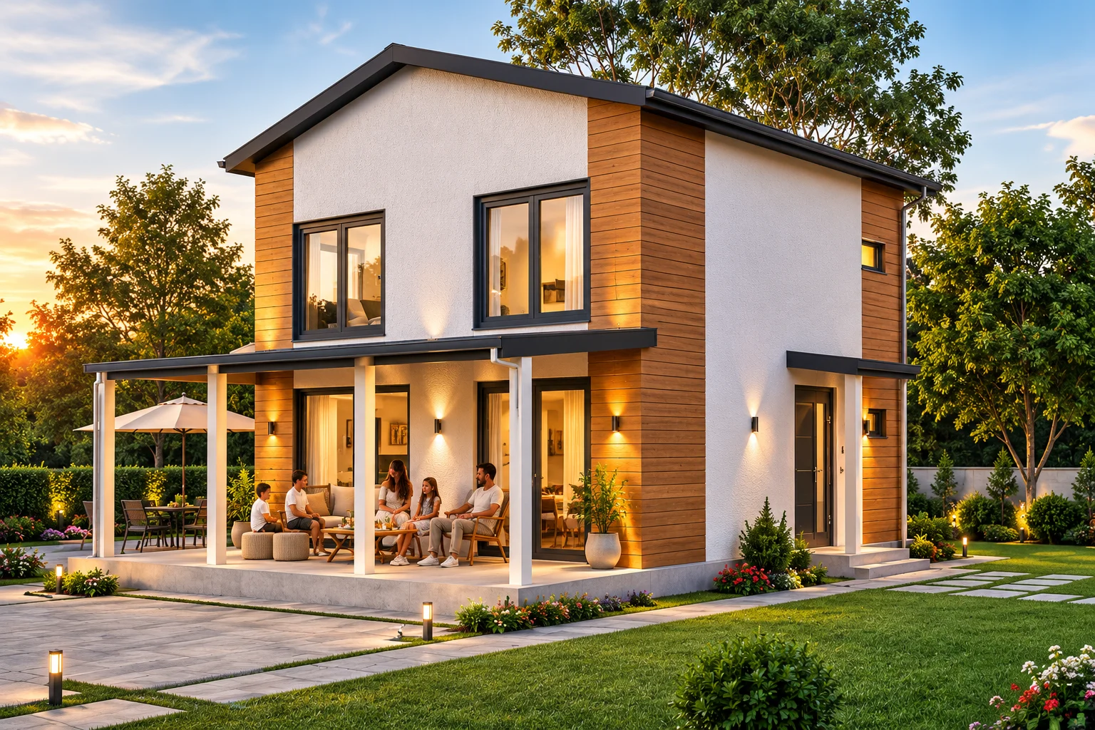 120 Metrekare Hafif Çelik Villa 