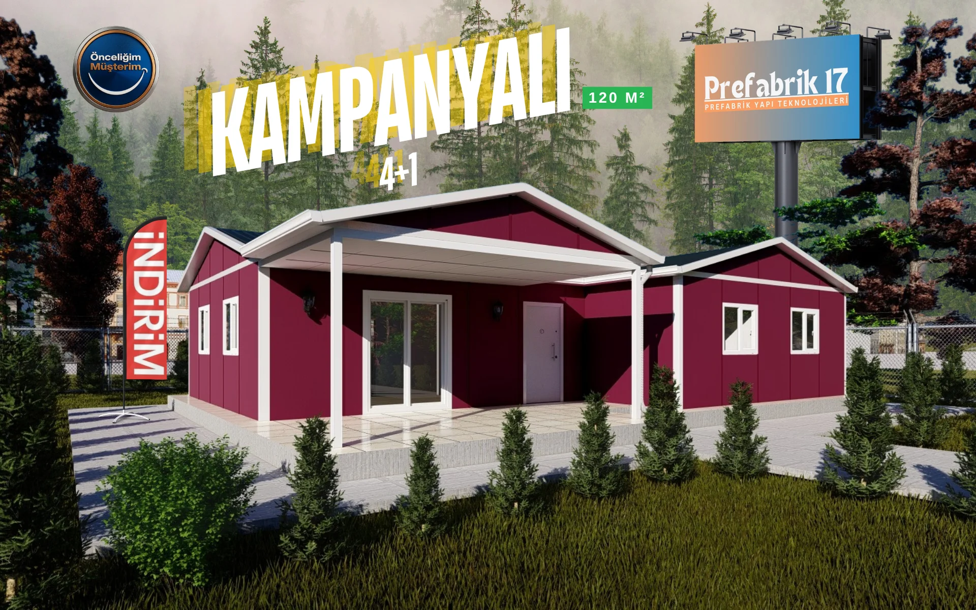 120 Metrekare Kampanyalı Konut 