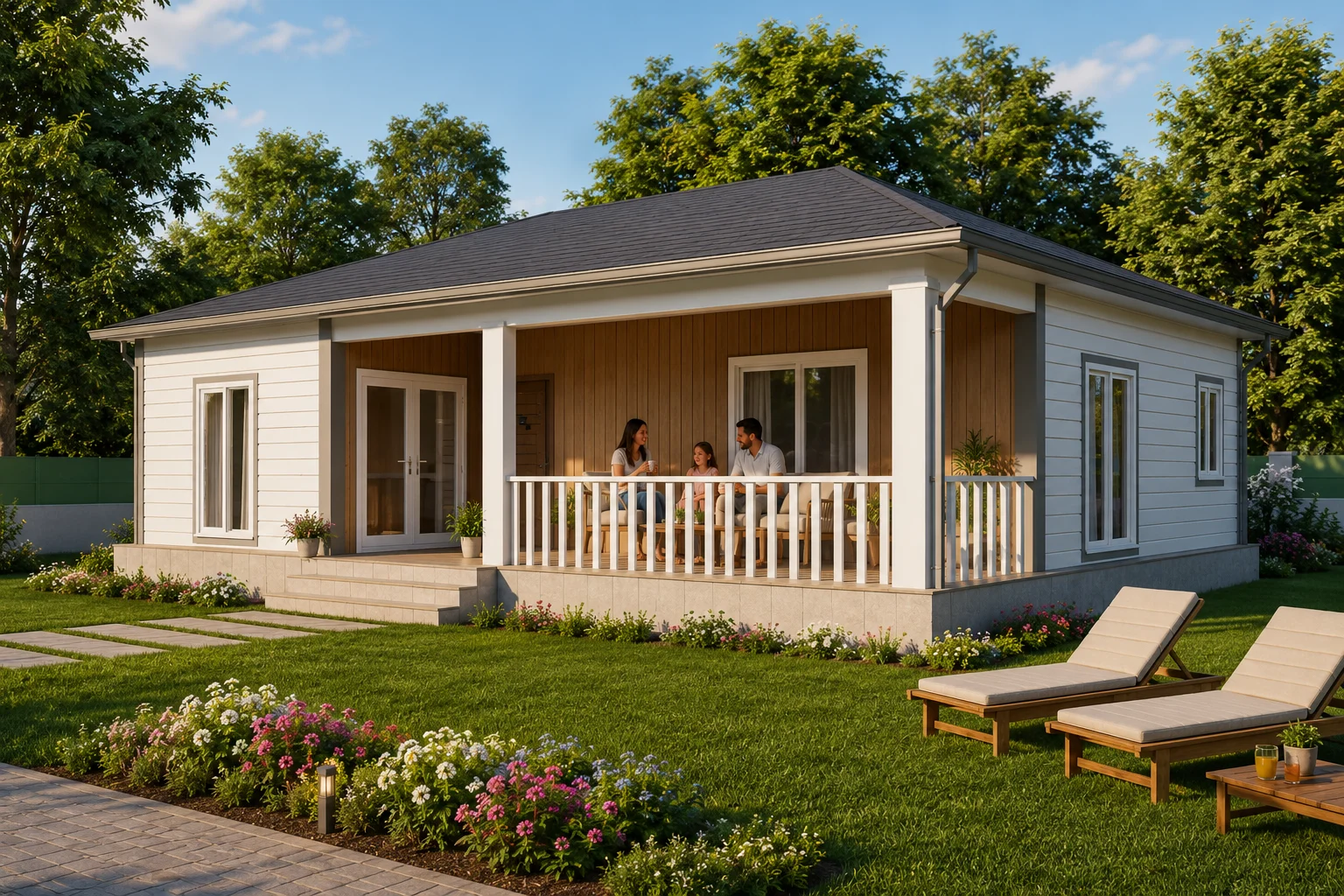 124 Metrekare Prefabrik & Hafif Çelik Villa | Yalıbaskı