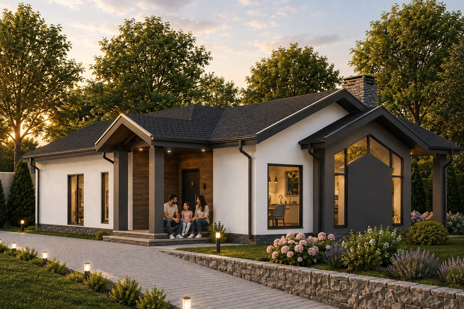 130 Metrekare Çelik Villa