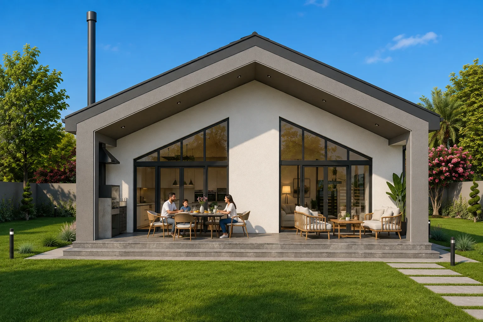 191 Metrekare Çelik Villa