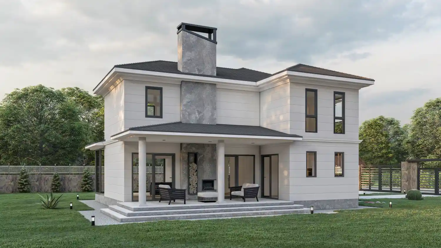 200 Metrekare Dubleks Çelik Villa 3