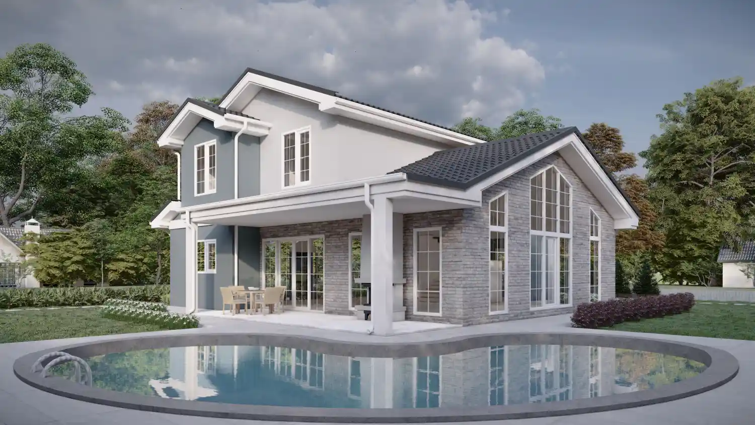 213 Metrekare Dubleks Çelik Villa