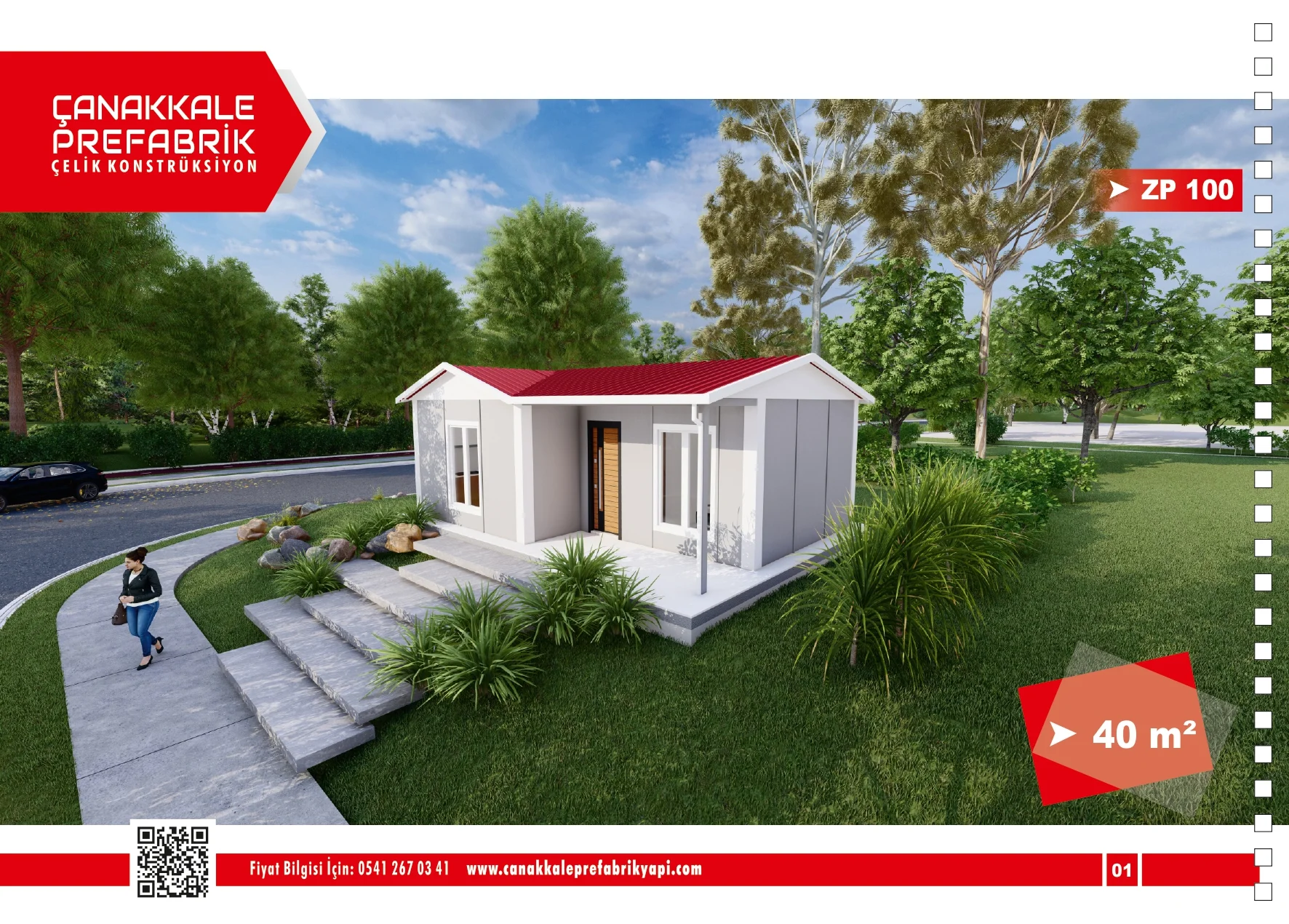 40 Metrekare Prefabrik Konut