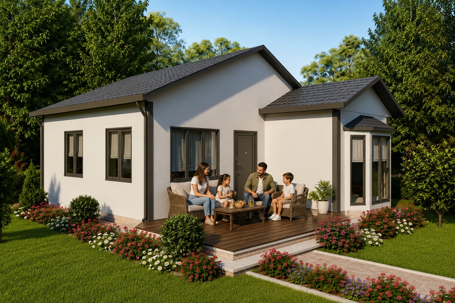 55 Metrekare Prefabrik Villa