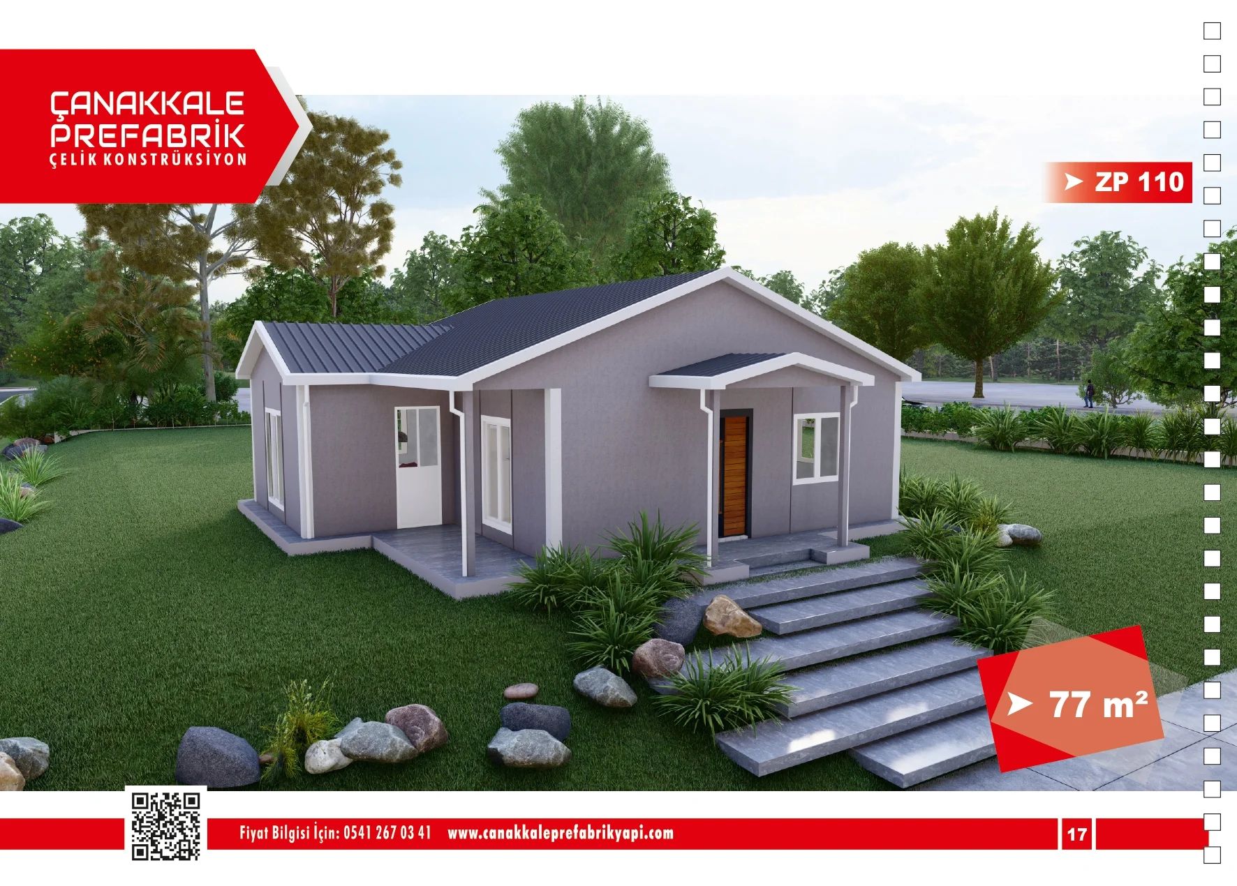 77 Metrekare Prefabrik Konut