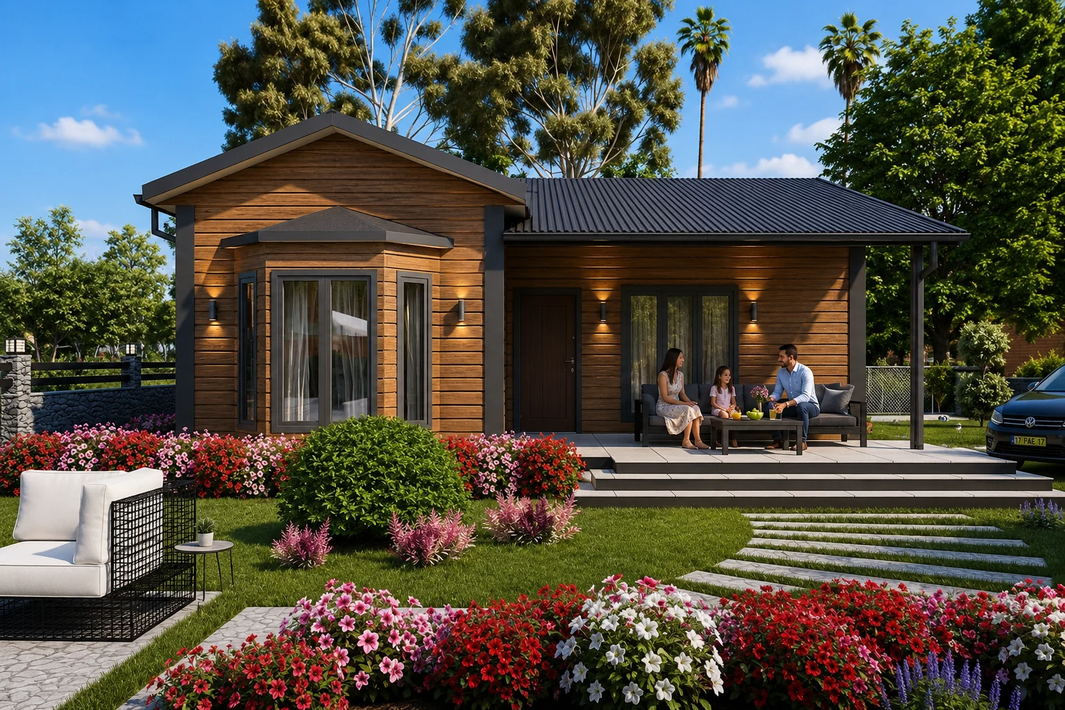 81 Metrekare Prefabrik & Hafif Çelik Villa | Yalıbaskı