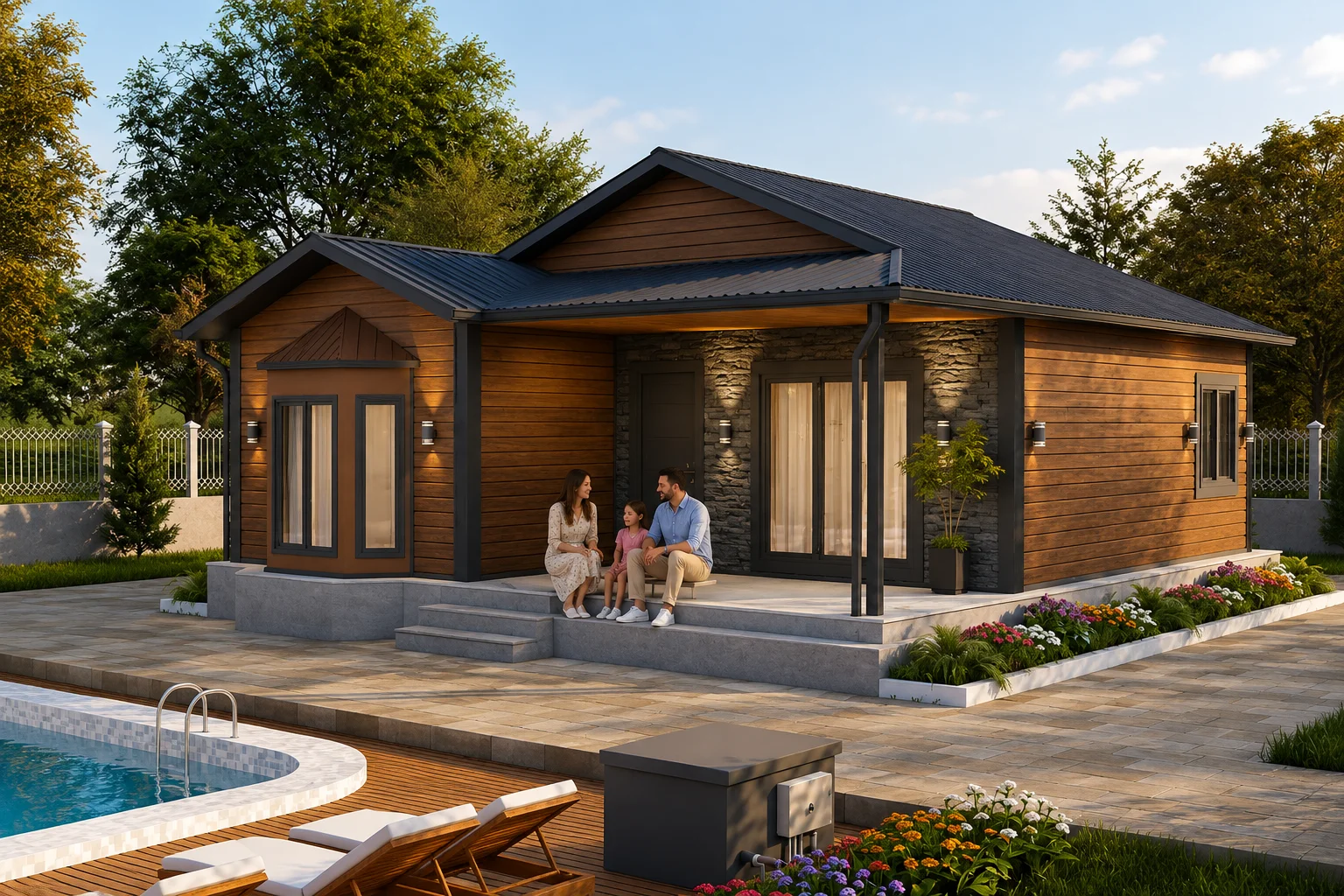 82 Metrekare Prefabrik & Hafif Çelik Villa | Yalıbaskı 2