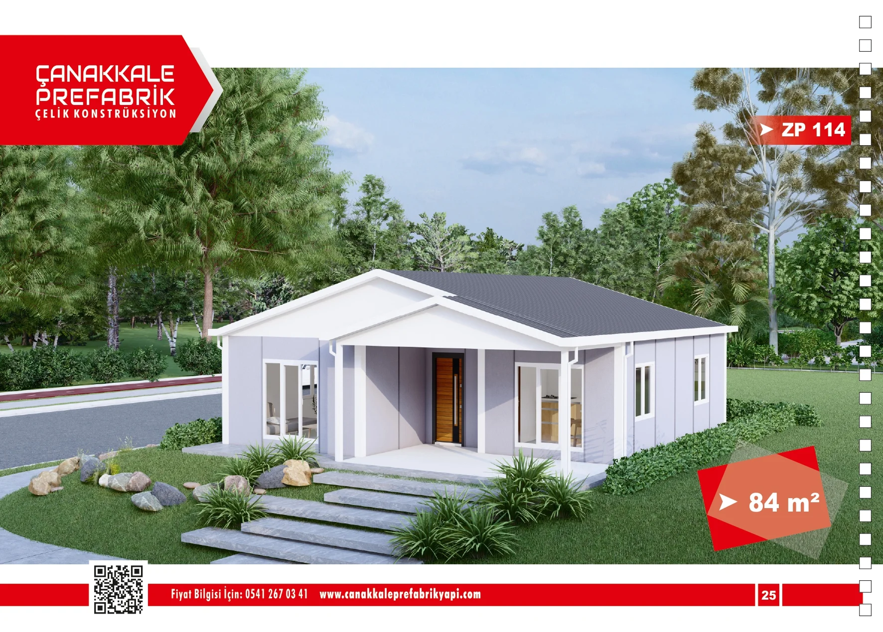 84 Metrekare Prefabrik Konut