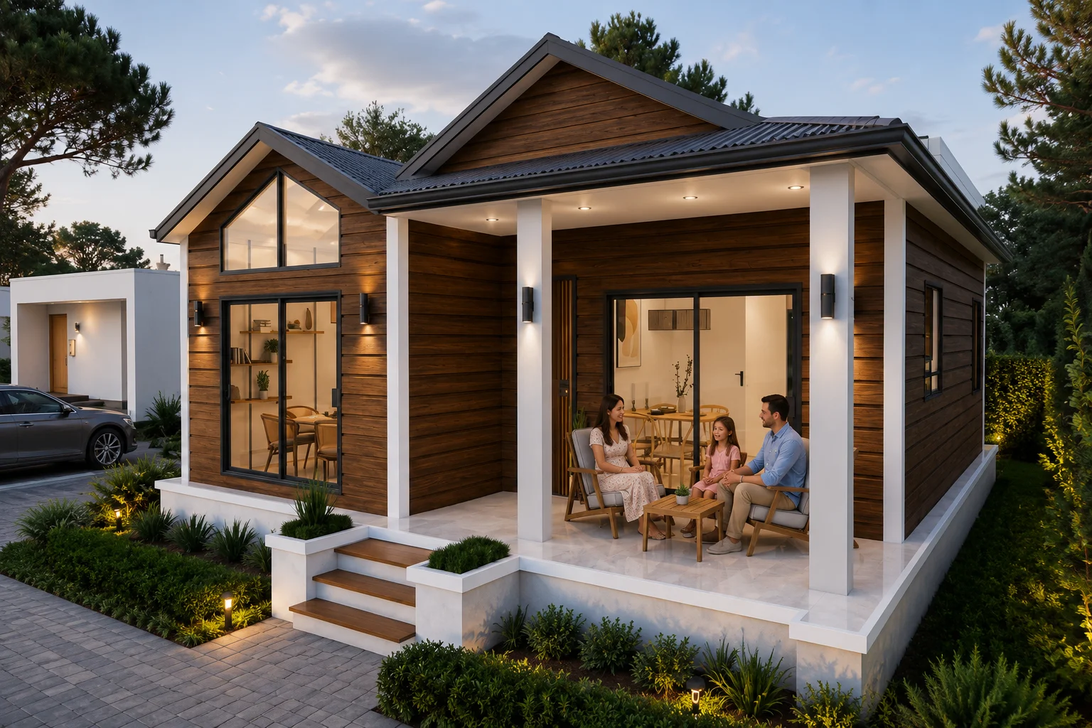 90 Metrekare Hafif Çelik Villa | Yalıbaskı