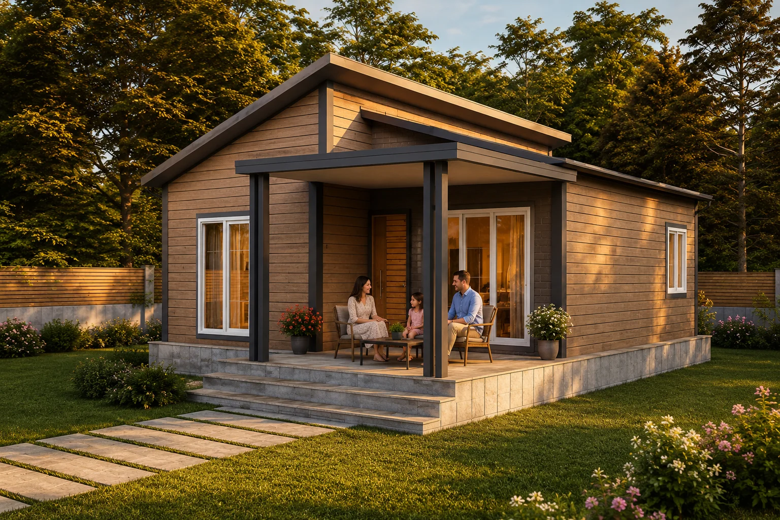 92 Metrekare Hafif Çelik Villa | Yalıbaskı