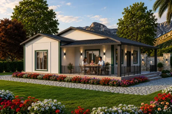 108 Metrekare Prefabrik Villa