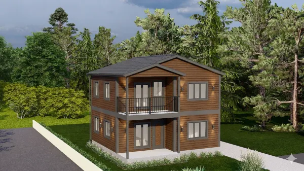 118 Metrekare Prefabrik & Hafif Çelik Villa | Yalıbaskı 