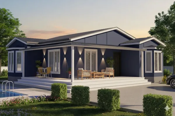 120 Metrekare Prefabrik Villa