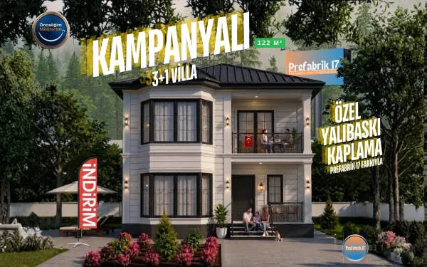 122 Metrekare Çelik Villa | Kampanyalı