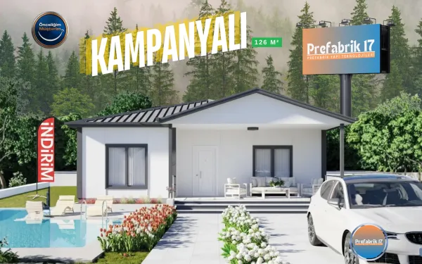 126 Metrekare Prefabrik Villa