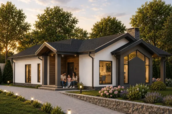 130 Metrekare Çelik Villa