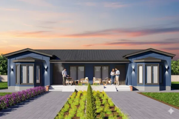 148 Metrekare Prefabrik Villa | Çift Daire