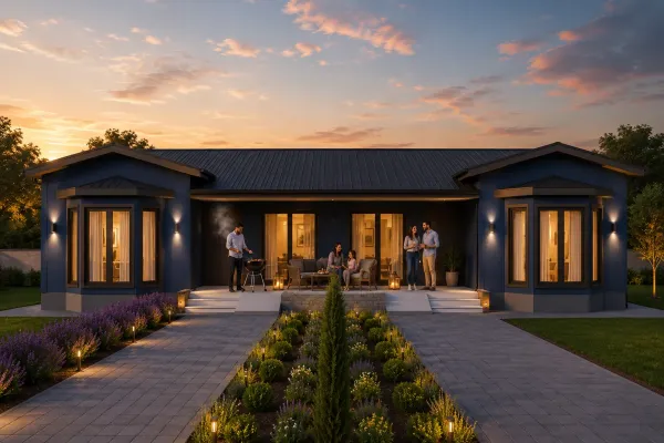 148 Metrekare Prefabrik Villa | Çift Daire
