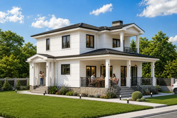 189 Metrekare Dubleks Çelik Villa