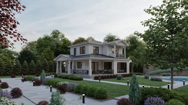 190 Metrekare Dubleks Çelik Villa