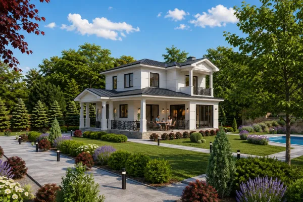 190 Metrekare Dubleks Çelik Villa