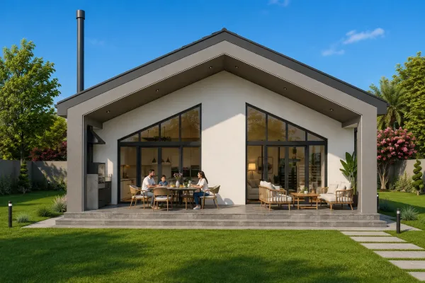 191 Metrekare Çelik Villa