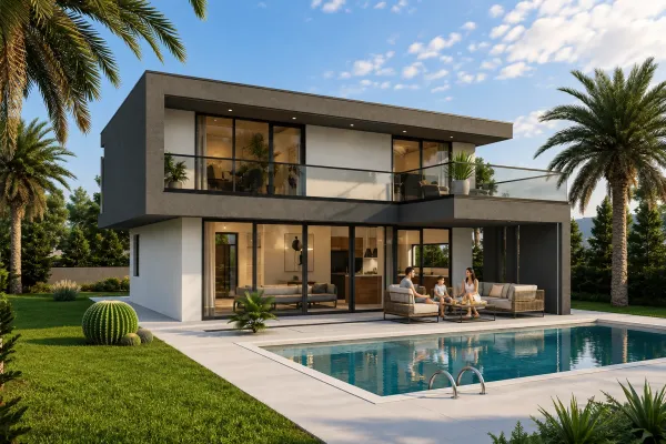 200 Metrekare Dubleks Çelik Villa 2