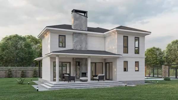 200 Metrekare Dubleks Çelik Villa 3