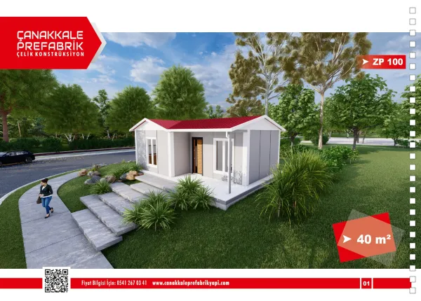 40 Metrekare Prefabrik Konut