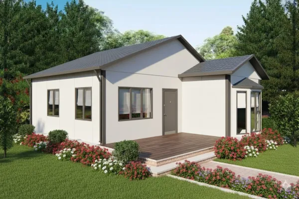 55 Metrekare Prefabrik Villa