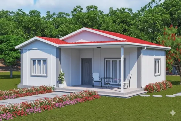 69 Metrekare Prefabrik Villa