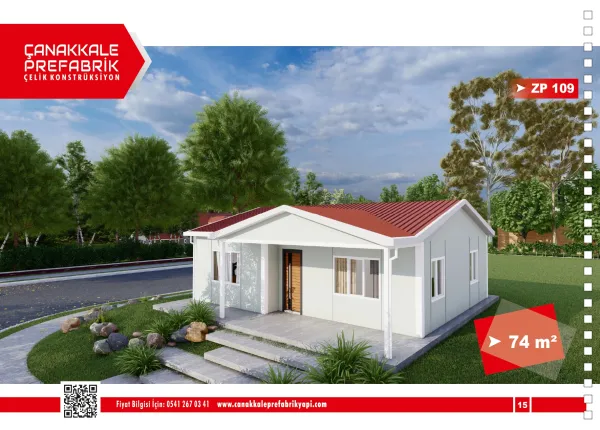74 Metrekare Prefabrik Konut