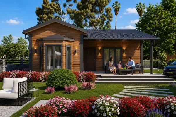 81 Metrekare Prefabrik & Hafif Çelik Villa | Yalıbaskı