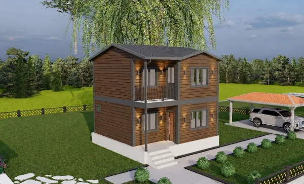 82 Metrekare Prefabrik & Hafif Çelik Villa | Yalıbaskı 