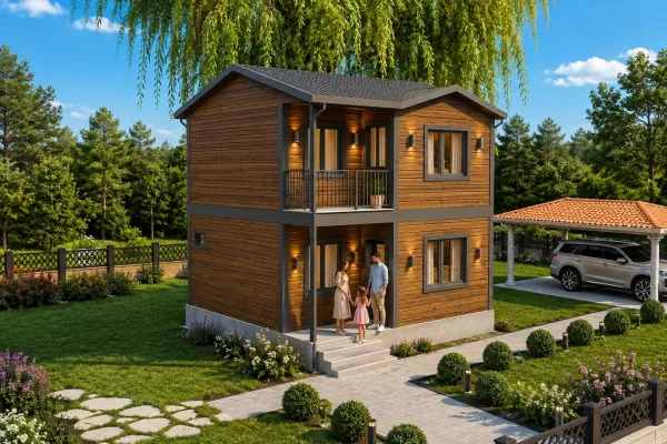 82 Metrekare Prefabrik & Hafif Çelik Villa | Yalıbaskı 