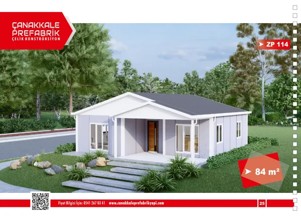 84 Metrekare Prefabrik Konut